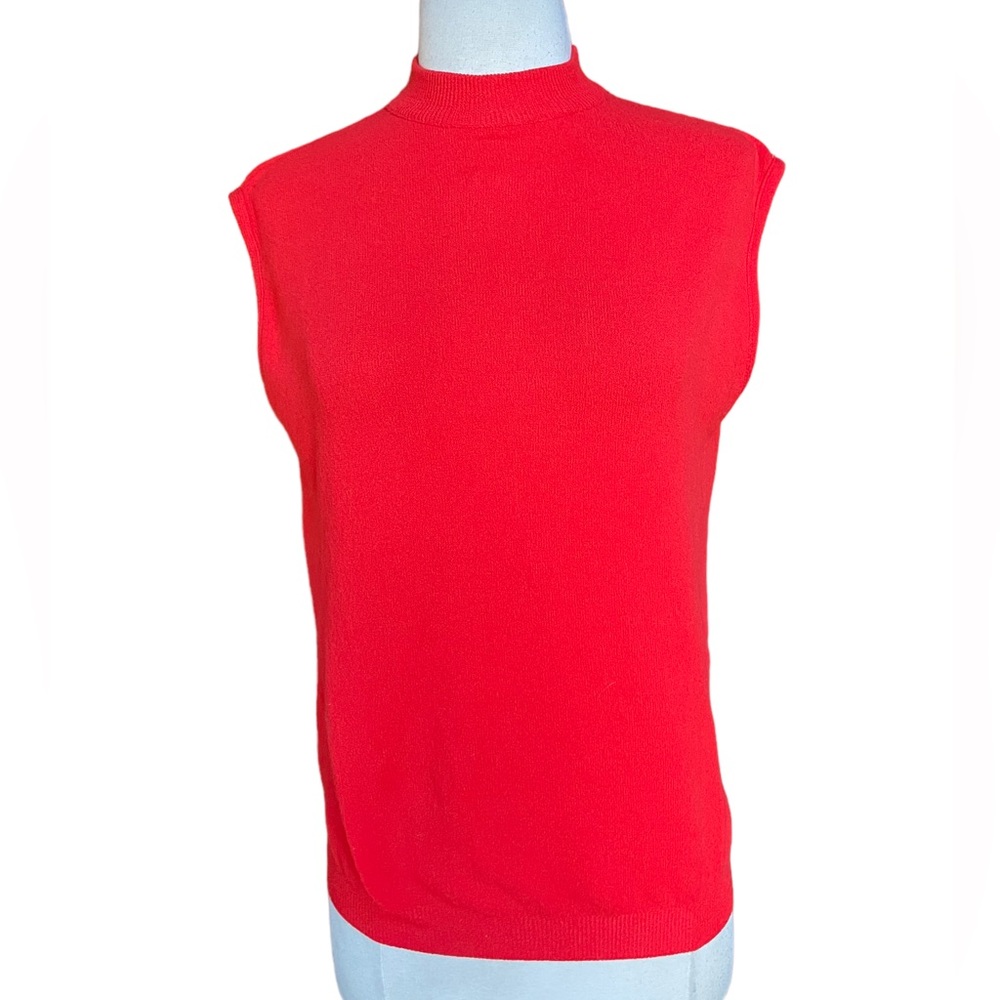 Vintage Poly Knit Sleeveless Top